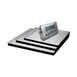 Concasse PBP5X5F1TW - 5x5ft Stainless Steel Floor Scale, 2,000-10,000 lb Capacity, 48h Battery 1 image