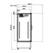 Valpro VP1F-23M 26" 1 Glass Door Freezer Merchandiser in White, 23 cu. ft., 2/5 hp 3 image