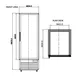 Valpro VP1R-23M 26" 1-Section Merchandiser Refrigerator w/ Swing Glass Door, 23 cu. ft. 2 image