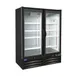Valpro VP2F-48M 54" 2 Glass Door Freezer Merchandiser in White, 48 cu. ft. 1 image