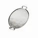 American Metalcraft G23 Griddle, Oval 23-3/4" x 13-3/4" x 1-3/4" Stainless Steel Hammered Finish 1 image