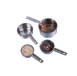 American Metalcraft MCL4 Measuring Cup Set 1/4, 1/3, 1/2 & 1 Cup Stainless Steel Handle Hanging 1 image