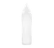 Carlisle 00555 - Araven 17 oz Squeeze Bottle, 2-3/8" Dia. x 10-1/4" H, PE, WhiteCap, Non‑Drip, HACCP 1 image