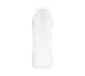 Carlisle 01381 Araven Squeeze Bottle, 17 Oz Clear Polyethylene, Top, No Tip, White Cap 1 image