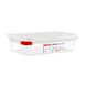 Carlisle 03026 - 1.9 Qt Clear PP Container With Lid, GN 1/4, 10.44"x6.38"x2.5", NSF, Dishwasher Safe 1 image