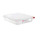 Carlisle 03032 - 4.2 Qt Clear Polypropylene Container, 12.75" x 10.44" x 2.5", Lid, NSF Certified 1 image