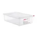 Carlisle 03036 - 14.4 Qt GN 1/1 Box, PP, 20-7/8" x 12-3/4" x 4", Colorclip, Lid, NSF, -40°F to 203°F 1 image
