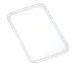 Carlisle 91817 GN 1/1 Clear Rect Silicone Lid, Airtight, Stackable, -40°F To 392°F, HACCP Compliant 1 image