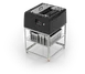 Finamac FLEX UNMOLD TANK – Tbl Pop Unmolder, Choc Dip, 220V, 900 Mph, Fiberglass, Thermo Base, Wheels 1 image