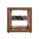 Koolmore KM-BDW-15D Bakery Display Case, 12.2"W x 11.7"D x 12.2"H, 1.0 cu ft, 2 glass shelves, wood 1 image