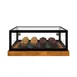 Koolmore KM-BDW-20MUF 20" Wide Muffin Display Case, Black Frame, 1 Shelf, Glass Doors 1 image