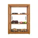 Koolmore KM-BDW-25L Bakery Display Case, 18.2"W x 14.2"D x 24"H, dual sliding doors, ash‑wood frame 1 image
