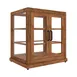 Koolmore KM-BDW-4CUD Bakery Display Case, 21.5"W x 13.4"D x 17.5"H, 4.0 cu ft, shelves, wood finish 2 image