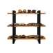 Koolmore KM-SDW-3ROP Bakery Display Case, 28" W, 3 Eucalyptus Shelves, 22 lb Capacity 1 image