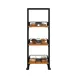 Koolmore KM-SDW-3SOP - 12"x12"x31" Wooden Bakery Display Case, 3 Eucalyptus Shelves, Painted Finish 1 image