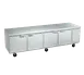 La Rosa Refrigeration 2510-ST 110" 4-Section Worktop Refrigerator w/ 4 Doors 1 image