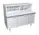 La Rosa L-35148-23-28 Refrig Case, 48" x 23", SS Mirror Sliding Doors, Painted, Remote Refrigeration 1 image