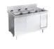 La Rosa L-40168-28 Dipping Cabinet, 68" L x 28" D, 16 x 3-gal Tubs, 8-Hole, Side-Mounted 115V 1/3 HP 1 image