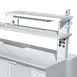 La Rosa Refrigeration L-90178-A S.Steel Utility Chase Way from Countertop Through Overshelves 1 image