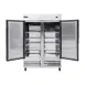 Polarman PLM-54RS 54" 2-Solid Door Reach-In Refrigerator, 49 cu. ft., Bottom Mounted, Stainless Steel 2 image