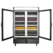 Polarman PLM-HGD48F Double Glass Door Freezer, 48 cu ft, Black Epoxy Aluminum, LED Lighting 2 image