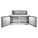 Polarman PLM-S60KS 62" 2-Door Mega Top Sandwich and Salad Prep Table, 24 Pans 2 image