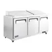 Polarman PLM-S72KS 72" 3-Door Mega Top Sandwich and Salad Prep Table, 27 Pans 1 image
