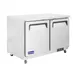 Polarman PLM-UC-48FS 48" 2-Door Undercounter Freezer, Stainless Steel, 12 cu. ft. 1 image