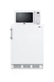 Summit MRF661WA 24" Wide 5.04 Cu Ft STAR Fridge‑Microwave Combo With Allocator Door USB Eco Mode 1 image