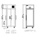 Delfield GARPT1P-GH 33" 1-Glass Door Pass-Thru Refrigerator, 23 cu. ft., Top Mounted 4 image