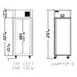 Delfield GARPT1P-S 33" 2-Solid Door Pass Thru Refrigerator, 23 cu. ft., Top Mounted 2 image
