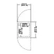 Delfield GARPT1P-S 33" 2-Solid Door Pass Thru Refrigerator, 23 cu. ft., Top Mounted 3 image