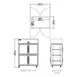 Delfield GARPT2P-GH 50" 2-Section Glass Door Pass-Thru Refrigerator, 50 cu. ft., Top Mounted 2 image