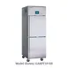Delfield GARPT2P-SH 72" 8-Half Solid Door Pass Thru Refrigerator, 50 cu. ft., Top Mounted 1 image