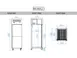 Infrico USA IRR-AGB23_2 23" 1-Solid Door Reach-In Refrigerator, 23 cu. ft., Top Mounted 2 image