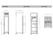 Infrico USA IRR-AGN300CR 19" 1-Section Reach-In Refrigerator w/ Glass Door, 12 cu. ft. 2 image