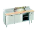 La Rosa Refrigeration L-13172-32 72" 3-Door Sandwich and Salad Prep Table, 10 Pans 1 image