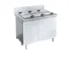 La Rosa Refrigeration L-41142-32 Dipping Cabinet, 42" x 32", 12 Cans, 3 Lids, SS Top, 6-Hole, 115V 1 image