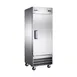 Norpole NE1R 1-Solid Door Reach-In Refrigerator, 23 cu. ft., Bottom Mounted Refrigeration, 1/3 HP 1 image