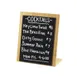Cal-Mil 1103-811-60 Sign Board - 10-1/4"W x 4-1/2"D x 11-3/4"H, 8-1/2"W x 11"H Surface, BPA-Free 1 image