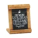 Cal-Mil 3489-46-99 Rustic Pine Madera Chalkboard, 4"W x 6"H Write-On Area, Wooden Frame 1 image
