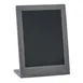Cal-Mil 3818-811-83 Chalkboard Sign, 9"W x 4"D x 11"H OAL, 8"W x 11"H Writing Surface Oak Wood Gray 1 image