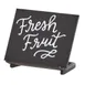 Cal-Mil 3919-43-84 Sierra Chalkboard Sign, 4"W x 3"H Write Area, Metal Frame, Bronze 1 image