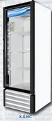 Howard-McCray X-8-HC Glass Refrigerator, 10 cu ft, 21"W x 23.625"D x 59.25"H, 1/5 HP, LED, Steel 1 image
