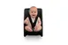 Koala KB102-02 Fold-Up Wall-Mounted Baby Changing Seat, Black HDPE with Microban, Straps - 1/Each 2 image