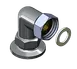 T&S Brass 00WW Flange, 90° inlet, low-lead 1 image