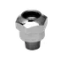 T&S Brass B-0414-M Gooseneck Coupling (2 each per master pack) 1 image
