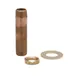 T&S Brass B-0426 Supply Nipple Kit, 1/2" NPT x 3-3/8" long 1 image