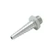 T&S Brass S-0198-FD10 Serrated tip outlet with body 1 image