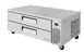 Turbo Air TCBE-60SDR-N 60" 2 Drawers Refrigerated Chef Base, Flat Top, 9.1 cu. ft., (6) Size Pans 1 image